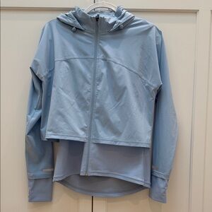 Sweaty Betty Sky Blue Zip-Up Jacket